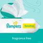 Pampers Baby Wipes Sensitive Perfume Free 6X Pop-Top Packs 504 Count