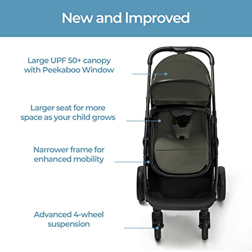 wiz 2-in-1 convertible baby stroller Mompush Wiz 2-in-1 Convertible Baby Stroller with Bassinet Mode
