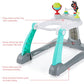 Kolcraft Tiny Steps 2-in-1 Baby Activity Walker, Foldable Baby Walker with Wheels, Seated and Walk-Behind Baby Push Walker