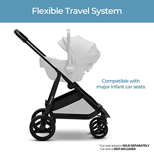 Mompush Wiz 2-in-1 Convertible Baby Stroller with Bassinet Mode - Foldable Infant Stroller to Explore More as a Family