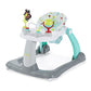Kolcraft Tiny Steps 2-in-1 Baby Activity Walker, Foldable Baby Walker with Wheels, Seated and Walk-Behind Baby Push Walker