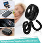 AMACOOL Battery Operated Stroller Fan Flexible Car Seat Crib Bike Treadmill (Black)