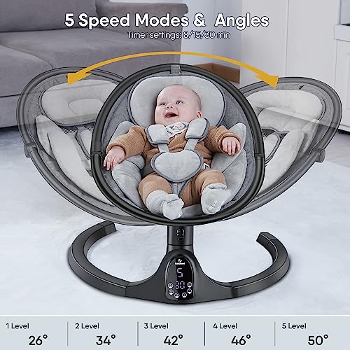 BabyBond Baby Swings for Infants to Toddler Includes Remote Control