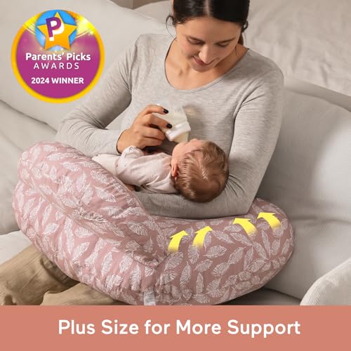 Momcozy Original Nursing Pillow and Positioner - Plus Size Feeding Pillow | Breastfeeding, Bottle Feeding, Baby Support
