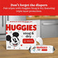 Toallitas para bebé Huggies Simply Clean sin fragancia, 64 unidades (paquete de 11) (704 toallitas en total)