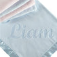 Custom Catch Personalized Baby Blanket for Boys - Blue