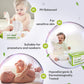 Yugi Green Baby Wipes Unscented Compostable Biodegradable and Organic– Value Pack (12 Packs of 72) 864 for Sensitive Skin & Nose