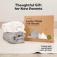 2-Pack Organic Crib Sheets for Boys, Girls