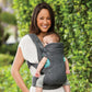 Portabebés Infantino Flip Advanced 4 en 1: transporte delantero y trasero ergonómico, convertible, boca adentro y boca afuera para recién nacidos y bebés mayores de 8 a 32 libras